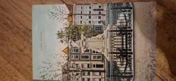 Briefkaart van Leiden. Fontijn beschikbaar voor biedingen