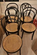 Thonet Bistro Stoelen, Ophalen, Riet of Rotan, Gebruikt, Zwart