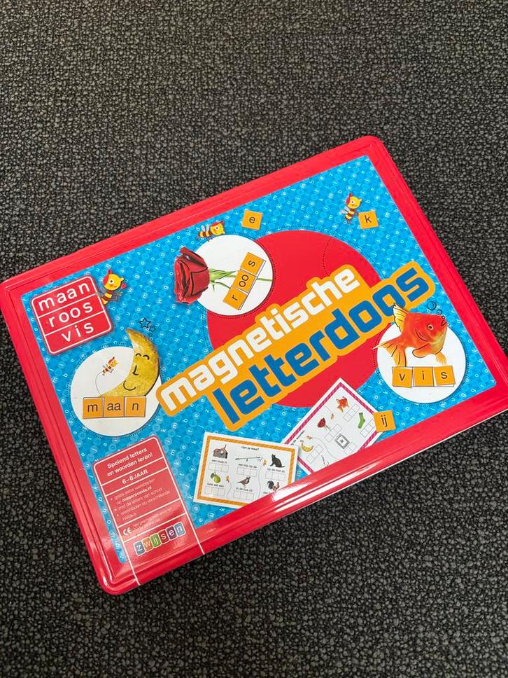 Magnetische Letterdoos - Leerzaam en Leuk!, Kinderen en Baby's, Speelgoed | Educatief en Creatief, Zo goed als nieuw, Taal en Lezen