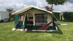Jamet louisiana ecru met kampeerspullen, Caravans en Kamperen, Vouwwagens, Meerkleurig, Ophalen of Verzenden, Aanwezig, Jamet