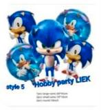 12 delige set Sonic (5+5+2) ballonnen nr S85, Ophalen of Verzenden, Nieuw, Versiering, Verjaardag
