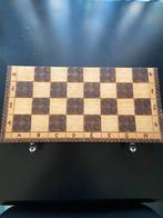 Schaakdoos met schaakstukken handgemaakt, Gebruikt, Ophalen of Verzenden