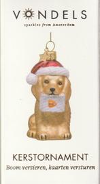 Vondels kerstornament Golden retriever met brief"", Diversen, Ophalen of Verzenden, Nieuw