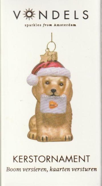 Vondels kerstornament Golden retriever met brief"" beschikbaar voor biedingen