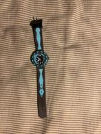 Horloge - Flik flak. Net als nieuw, Zwart, Ophalen of Verzenden, Zo goed als nieuw, Waterdicht