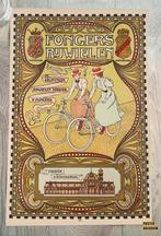 Fongers Rijwielen | Art Nouveau Vintage Fiets Poster Affiche, Verzamelen, Ophalen of Verzenden, Nieuw, A1 t/m A3, Film en Tv