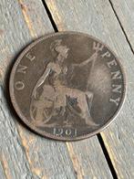 1 Penny 1901 Engeland, Postzegels en Munten, Losse munt, Overige landen, Verzenden