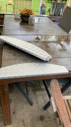 Overzet traptreden (Aluminium tranplaat)., Ophalen of Verzenden, Overige materialen, Minder dan 100 cm, Overige typen
