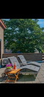 Houten ligstoelen, vele standen verstelbaar, Tuin en Terras, Ligbedden, Ophalen, Gebruikt, Hout, Verstelbaar