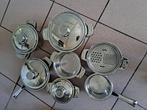 Berghoff pannenset, Huis en Inrichting, Ophalen of Verzenden, Gebruikt, Rvs, Pannenset