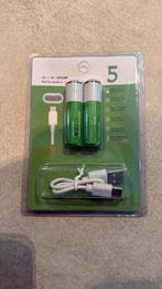 Oplaadbare AA batterijen, Ophalen of Verzenden, Zo goed als nieuw