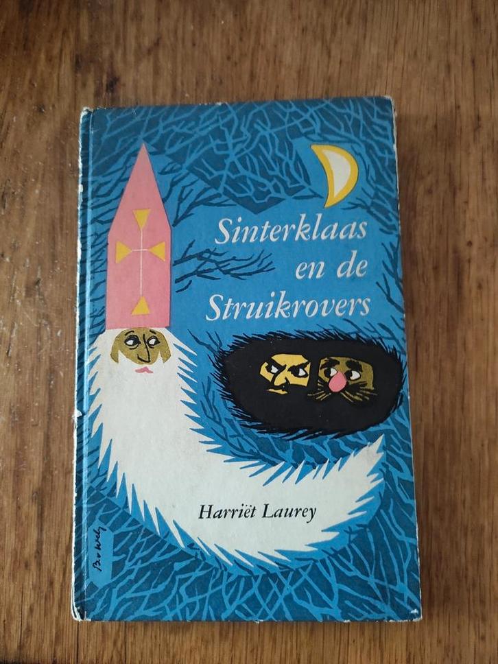 Sinterklaas en de struikrovers vintage boek Harriët Laurey, Diversen, Sinterklaas, Gebruikt, Ophalen of Verzenden