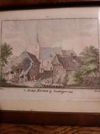 Gravure of ets dorp Etten bij Gendringen 1743, Antiek en Kunst, Kunst | Etsen en Gravures, Ophalen of Verzenden