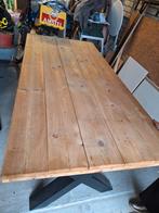 Steigerhouten tafel, Ophalen, 200 cm of meer, 50 tot 100 cm, Zo goed als nieuw