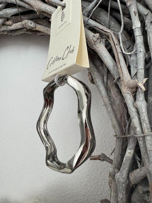 NIEUW > Zilveren Aparte Metalen Armband / Cotton Club, Sieraden, Tassen en Uiterlijk, Armbanden, Nieuw, Zilver, Zilver, Ophalen of Verzenden