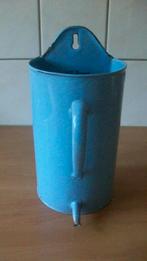 Frans blauw emaille lavement, Ophalen of Verzenden