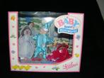 zapf creation baby born ski pakje met slee ,ski bril fles en, Ophalen of Verzenden, Nieuw, Babypop