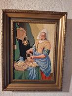 Geborduurd Schilderij Vrouw met Melk, Ophalen