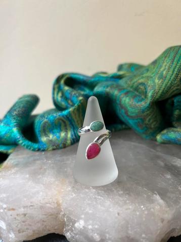 Robijn smaragd geluk beschermt liefde passie welvaart uniek beschikbaar voor biedingen