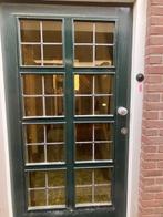 hardhouten voordeurmet glas in lood ramen, Ophalen, Gebruikt, 80 tot 100 cm, Minder dan 200 cm