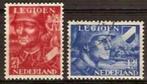 Nederland NVPH nr 402/3 gestempeld Legioenzegels 1942, Postzegels en Munten, Na 1940, Ophalen of Verzenden, Gestempeld