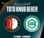 Feyenoord - Fc Groningen 2 tickets KNVB beker, Tickets en Kaartjes, Februari, Losse kaart, Twee personen