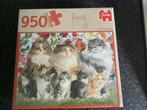 Puzzel Jumbo 950 Nieuw Cats Family, Ophalen of Verzenden, 500 t/m 1500 stukjes, Nieuw, Legpuzzel