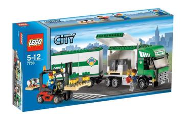 Lego city vrachtwagen met vorkheftruck 7733 beschikbaar voor biedingen