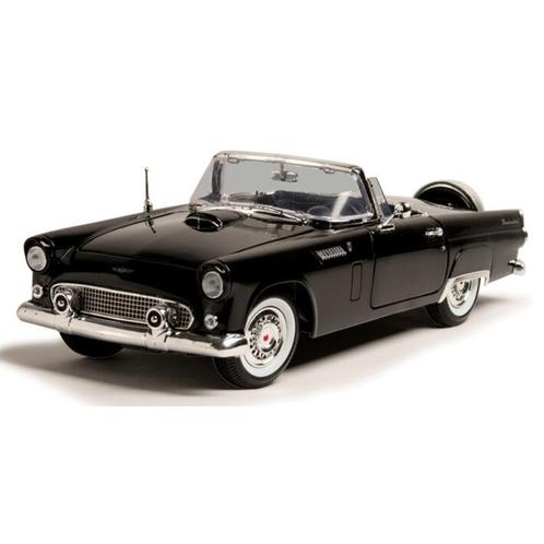 Ford Thunderbird Open Cabriolet Zwart 1956 Motormax 73173Z, Hobby en Vrije tijd, Modelauto's | 1:18, Nieuw, Overige merken, Verzenden