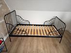 Zwart Metalen Peuterbed 90x200, Ophalen, Verstelbaar, 90 cm, Eenpersoons