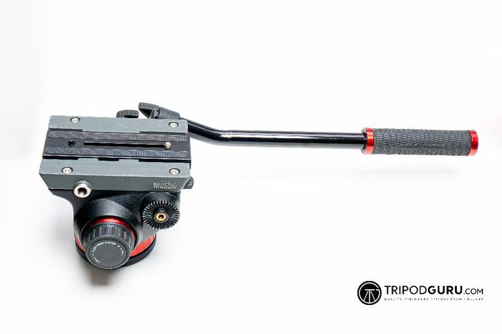 Manfrotto MVH502AH videokop - als nieuw -, Audio, Tv en Foto, Fotografie | Statieven en Balhoofden, Zo goed als nieuw, Balhoofd
