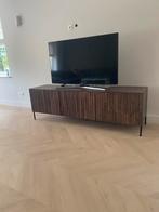 Woood tv meubel Gravure espresso, Huis en Inrichting, Kasten | Televisiemeubels, Ophalen, 150 tot 200 cm, Zo goed als nieuw, Minder dan 100 cm