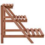 Plantenstandaard plantentrap 3-laags cederhout GRATIS BZRGD!, Tuin en Terras, Bloembakken en Plantenbakken, Verzenden, Minder dan 60 cm