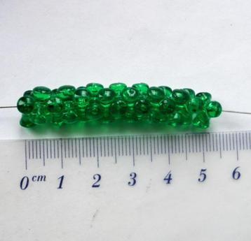 Driehoekkraal groen transparant van circa 1 cm (15 stuks) beschikbaar voor biedingen
