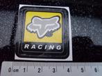 sticker fox racing logo geel vierkant, Merk, Zo goed als nieuw, Verzenden