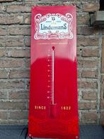 Emaillebord thermometer Lindemans, Verzamelen, Biermerken, Ophalen of Verzenden, Nieuw, Reclamebord, Plaat of Schild, Overige merken