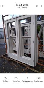 2 sets tuindeuren met kozijn, Nieuw, Ophalen of Verzenden, Buitendeur, Hout