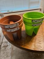 Bloempotten, Tuin en Terras, Bloempotten, Ophalen of Verzenden, Nieuw, Rond, Minder dan 25 cm