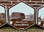 ANWB bord pionierroute Veen/Moor, Ophalen of Verzenden, Zo goed als nieuw, Reclamebord