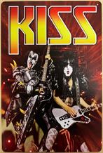 Kiss band foto kleur reclamebord van metaal wandbord