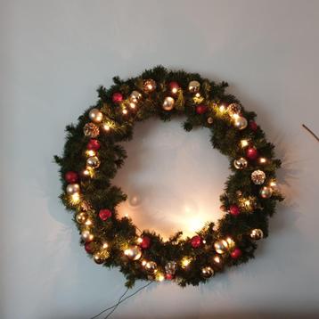 kerstkrans ca 120 cm beschikbaar voor biedingen