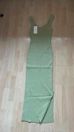 Nieuw groen tricot lange jurk maat S, Ophalen of Verzenden, Nieuw, Groen, Onder de knie