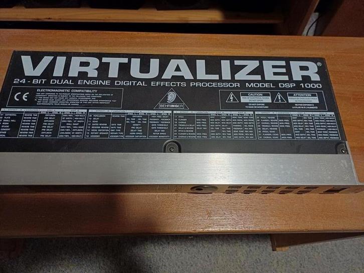 Virtualizer DSP1000 - Perfecte Staat!, Muziek en Instrumenten, Effecten, Zo goed als nieuw, Chorus, Delay of Echo, Reverb, Multi-effect