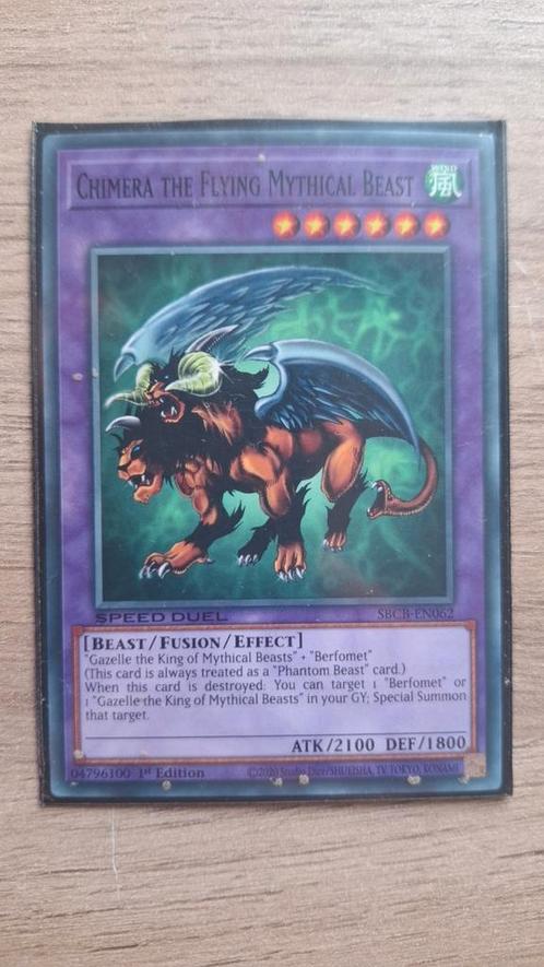Yu-Gi-Oh! Chimera Set - Speed Duel, Hobby en Vrije tijd, Verzamelkaartspellen | Yu-gi-Oh!, Gebruikt, Losse kaart, Ophalen of Verzenden