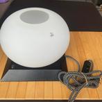 Murano Glazen tafellamp met houten voet, Huis en Inrichting, Ophalen of Verzenden, Gebruikt, Glas, Minder dan 50 cm