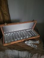 Antieke Set Kristallen Messenleggers, Antiek en Kunst, Ophalen of Verzenden