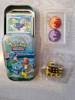 Pokémon tin met Whiscash kaart, dobbelstenen en counters, Ophalen of Verzenden, Zo goed als nieuw, Overige typen