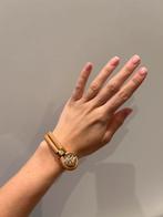 Mi Moneda armband (+ extra muntje), Verzenden, Zo goed als nieuw, Beige, Leer