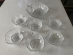 7 delig appelvormige glazen bowl set, Ophalen of Verzenden, Zo goed als nieuw
