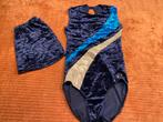 Turnpakje met broekje ( turnvereniging Sportief), Ophalen, Blauw, Maat 36 t/m 42, Zo goed als nieuw